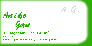 aniko gan business card